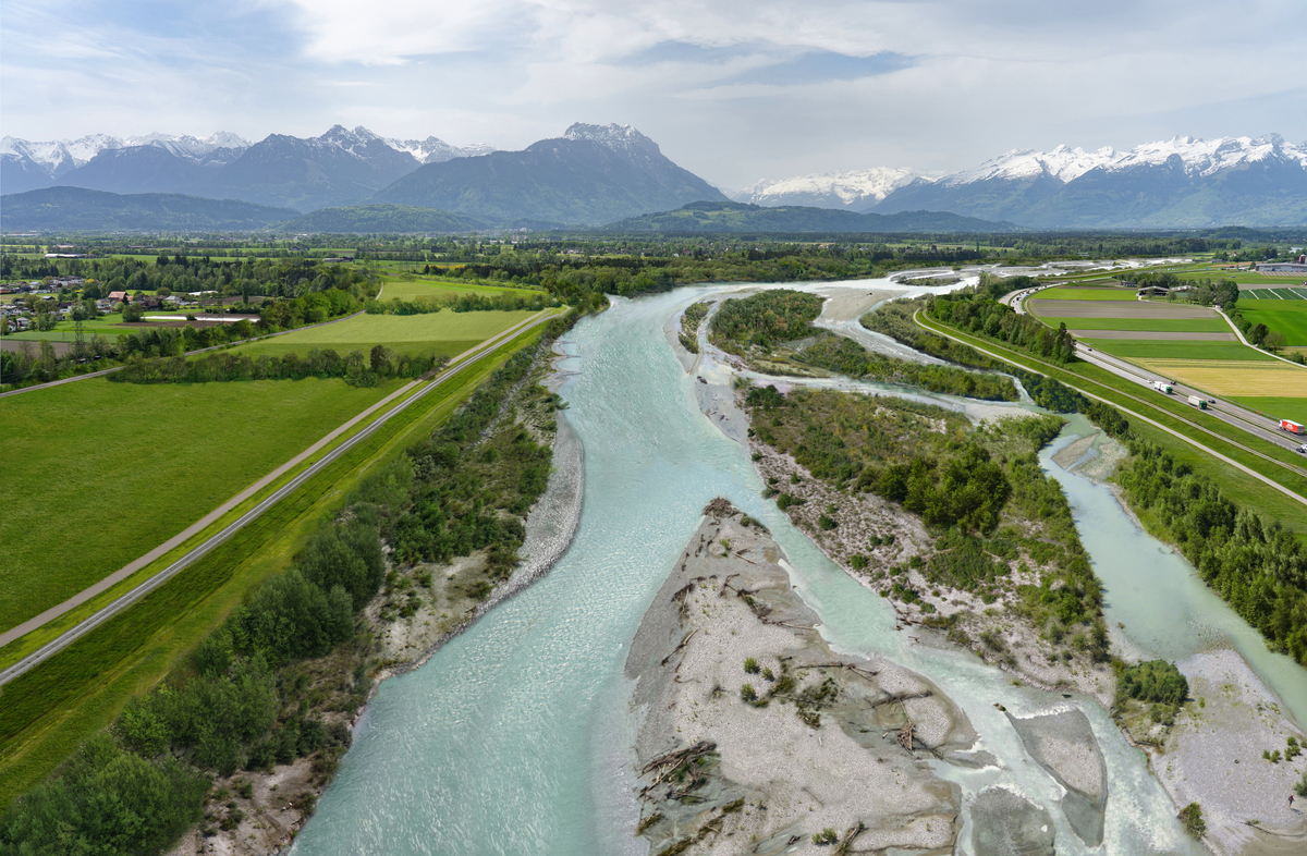 Rheinregulierung - Newsbeitrag