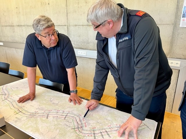 Die Lagekarte - ein wichtiges Werkzeug im Ereignisfall.