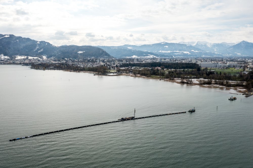 Kurz vor der Ankunft in Bregenz (Foto: Dietmar Stiplovsek).